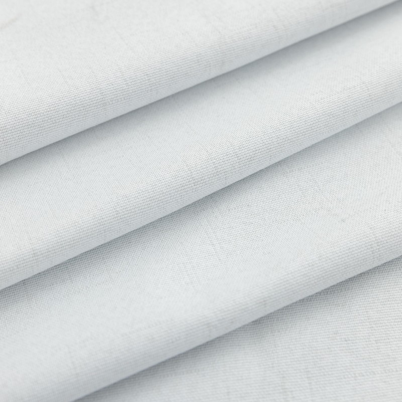 KOUFALL White Blackout Curtains 63 Inch Length for Bedroom,Linen Textured