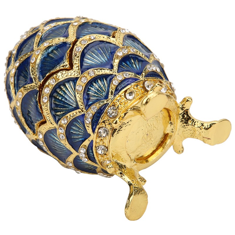 Easter Egg Trinket Box Enameled Easter Egg Jewelry Box Organizer
