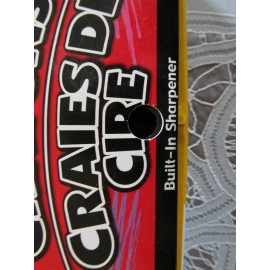 Crayola 64 Color Crayons Book Box with Built-In Sharpener 64 Count assorted colors New