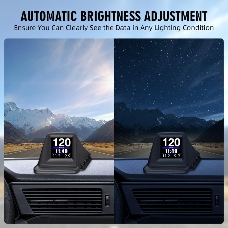 OBD2 Digital Speedometer Heads Up Display for Car OBD2 &
