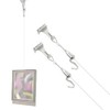 ieron Picture Hanging Kit 2pcs Picture Rail Hooks & Hanging