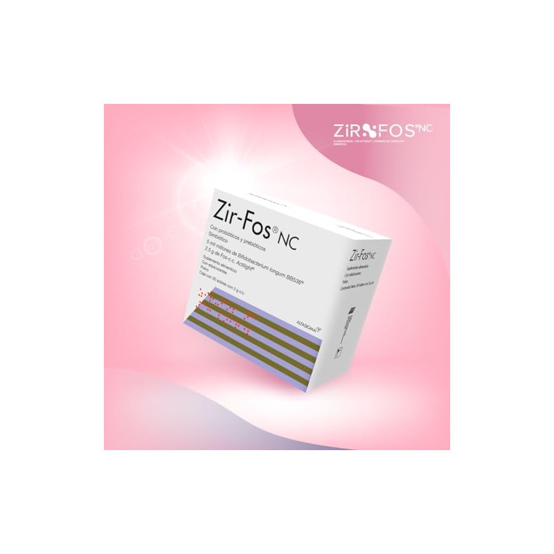 Zir-Fos Simbiotico Probioticos y Prebioticos 30 Und