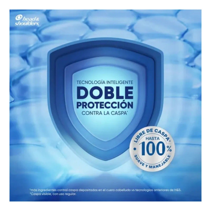 Shampoo Head & Shoulders Purificación Capilar Control Caspa, 180 ml