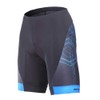 beroy Men's Comfortable Bicycle Cycling Pants, 3D Padded Bike Shorts(Blue,M)
