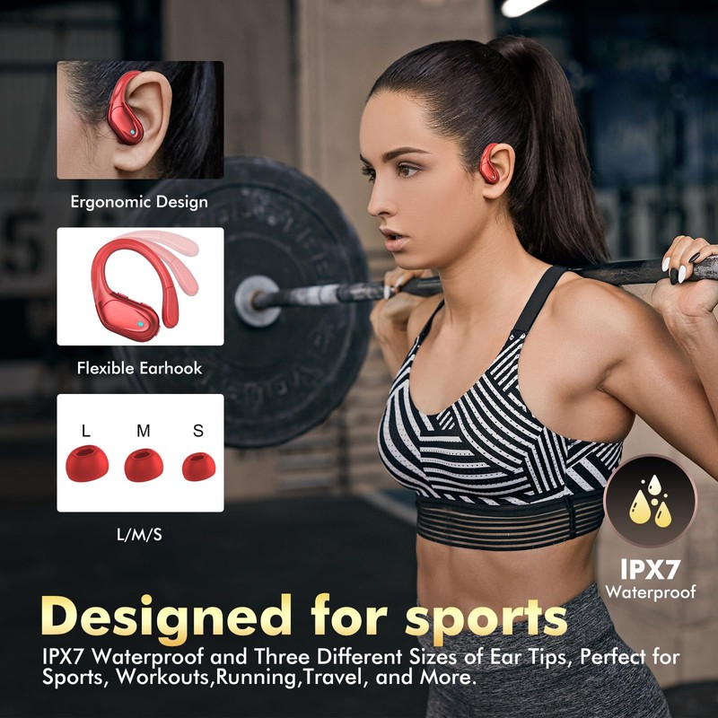 Bluetooth Wireless Earbuds, 2025 Latest Bluetooth Earphones, Bluetooth 5.3, ENC
