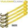 VULCAN 96" Car Tie Down Replacement Strap with RTJ Hooks,