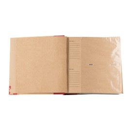 Kenro Green Wood Blue Dolphin Photo Album with Kraft Paper Cover for 200 Photos 6x4 inch/10x15cm Family Photograph Album - GRW006UE