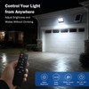 Engrepo Solar Flood Light 3000LM, 10000mAh Large Capacity, 15H Long-Lasting,