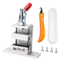 OLE ANDIGO Golf Club Regrip Vise Tool Professional Golf Club Gripping Station with Hook Blade Utility Knife,Quick Shaft Clamp,Golf Club Shaft Clamp Gripping Vise Tool for Domestic,Golfer