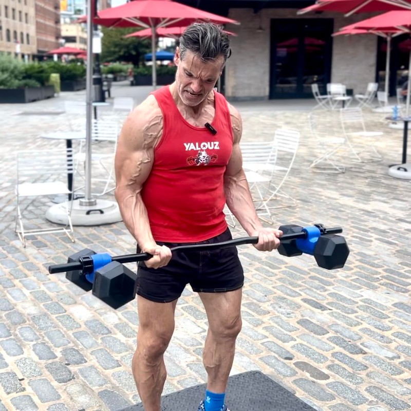 Dualbell Pair- Connect Dumbbells to Barbell (Blue)