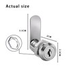 Letter Box Lock Set,Post Box Lock Replacement for Door,Cabinet,Drawer,Cupboard,Security Letterbox