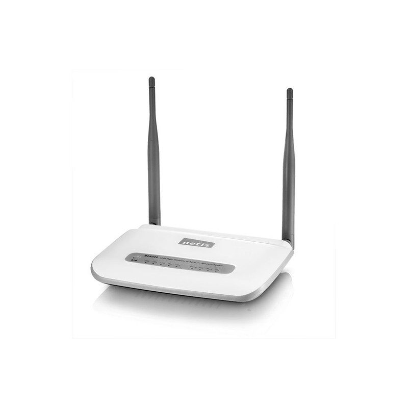Netis DL4323 N300Mbps Wireless ADSL2+ Modem Router, 2.4Ghz, 802.11b/g/n, Dual