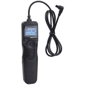 Shoot RS-80N3 Black Automatic Timer Remote Control Precise Timing Shutter Cable Release for Canon 5DS 5D3 5D4 7D2 7D 1DS 6D 6D2