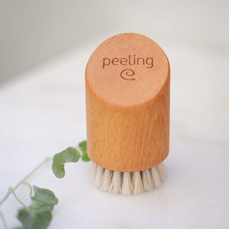 Croll & Denecke Face brush for dry brushing, exfoliating brush