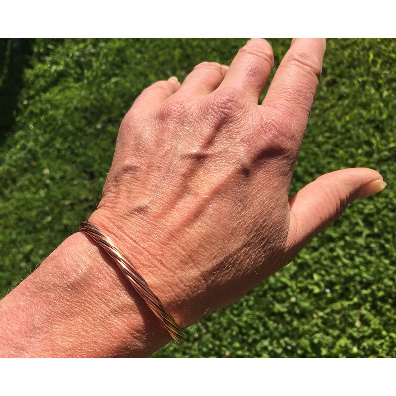 KiskatomCat Pure Copper Magnetic Bracelet for Men or Women, Made