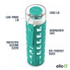 Ello Syndicate Glass Water Bottle with One-Touch Flip Lid Mint