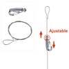 IDGGDI 6 Pack Picture Rail Hooks and Wire Hanging System,