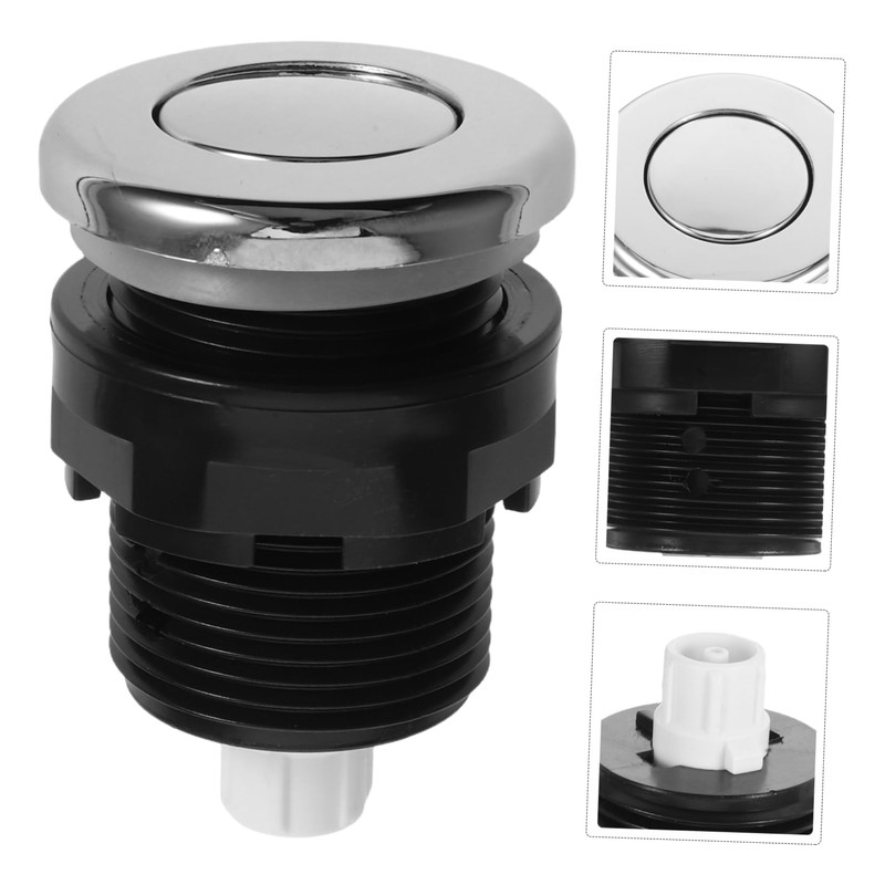 Ciieeo Garbage Disposal Air Button Pneumatic Garbage Disposal Spa Bath