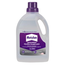 Metylan Metylan Tapetenabl?ser Aktiv-Konzentrat, l?st schnell und problemlos alle Tapeten, Raufasertapeten & Kleisterreste hochergiebiger, leicht dosierbarer Tapetenentferner, 1x1l