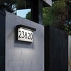 Percompile House Numbers For Outside Solar Powered, Address Plaques for