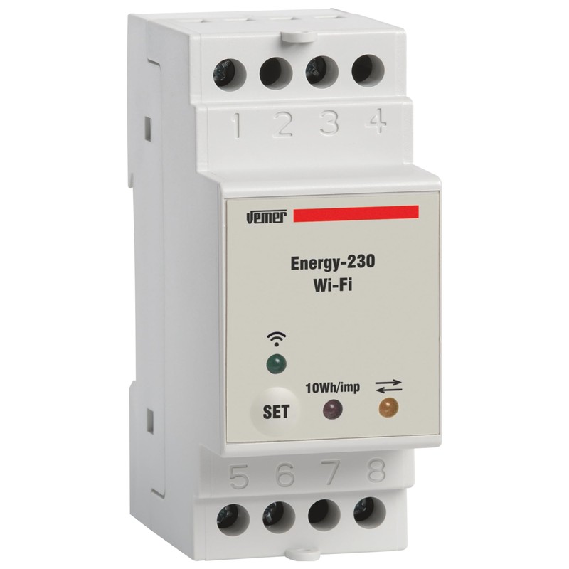 VEMER VE794600 Energy WiFi - Smart WLAN Electricity Meter for