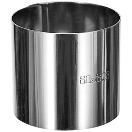 Ibili Pastry Ring of Stainless Steel, Round shape, Silver, 5 x 4.5 cm