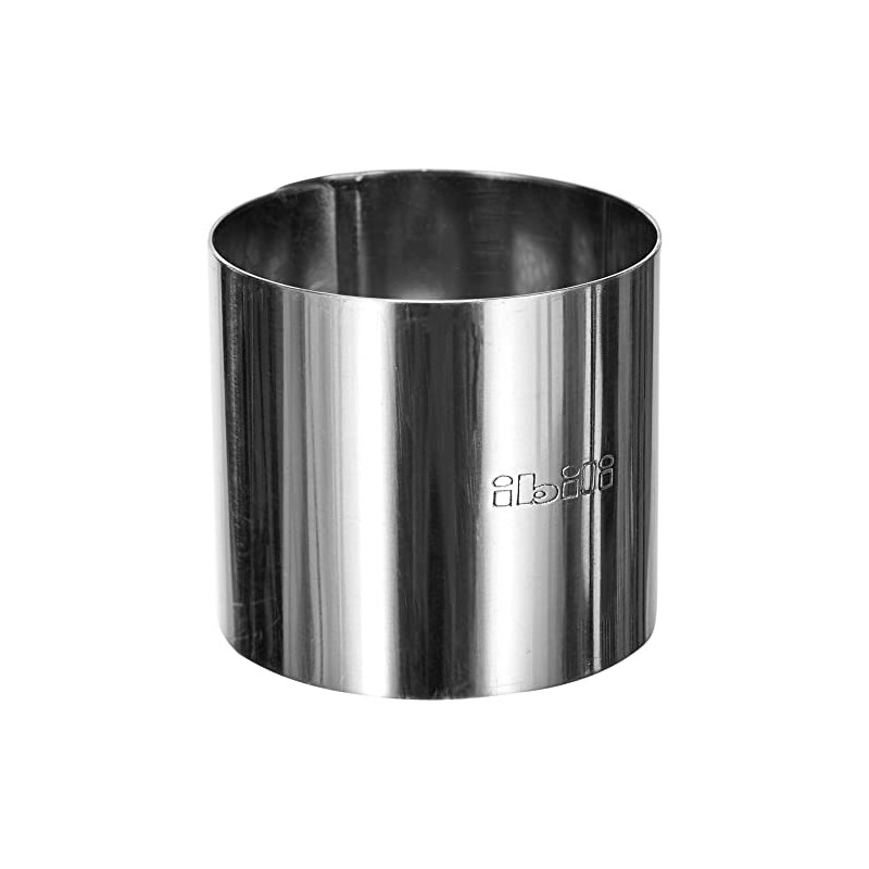 Ibili Pastry Ring of Stainless Steel, Round shape, Silver, 5