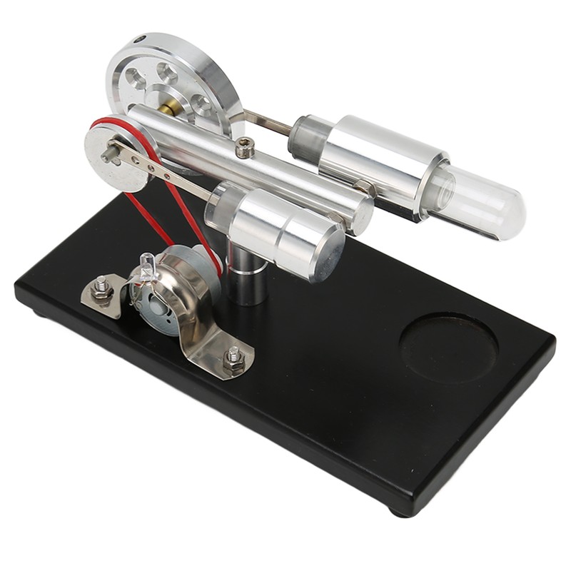 Hot Air Stirling Engine Easy Operation Low Noise Stable Wooden