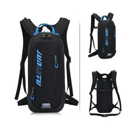 Clakllie Cycling Backpack, Ultra Lightweight, Road Bike Backpack, Waterproof, Hydration Bag, Bicycle, Running, Climbing, Marathon, Jogging, Storable, Reflective, Walking Bag, 2.3 gal (6 L), black/blue