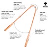 Kosha Ayurveda Copper Tongue Scraper/Cleaner with Handle (1)