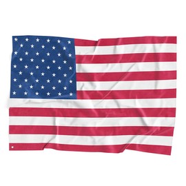 American US Flag United States National Flag Polyester Fiber 3x5 Feet Flag, Bright Colors And Anti-ultraviolet Fade Flag Indoor Outdoor Banner
