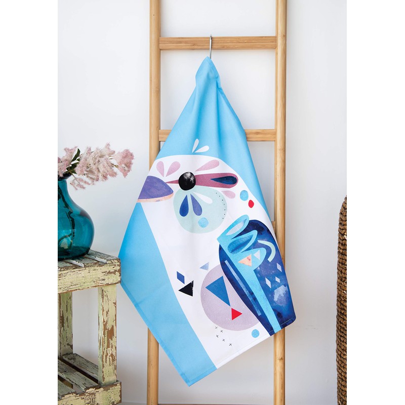 Maxwell & Williams Pete Cromer Bird Tea Towel GX0026, Galah