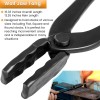 Unbranded/Generic Beginner Knife Making Blacksmith Tongs Hammer Tools Set Bladesmith