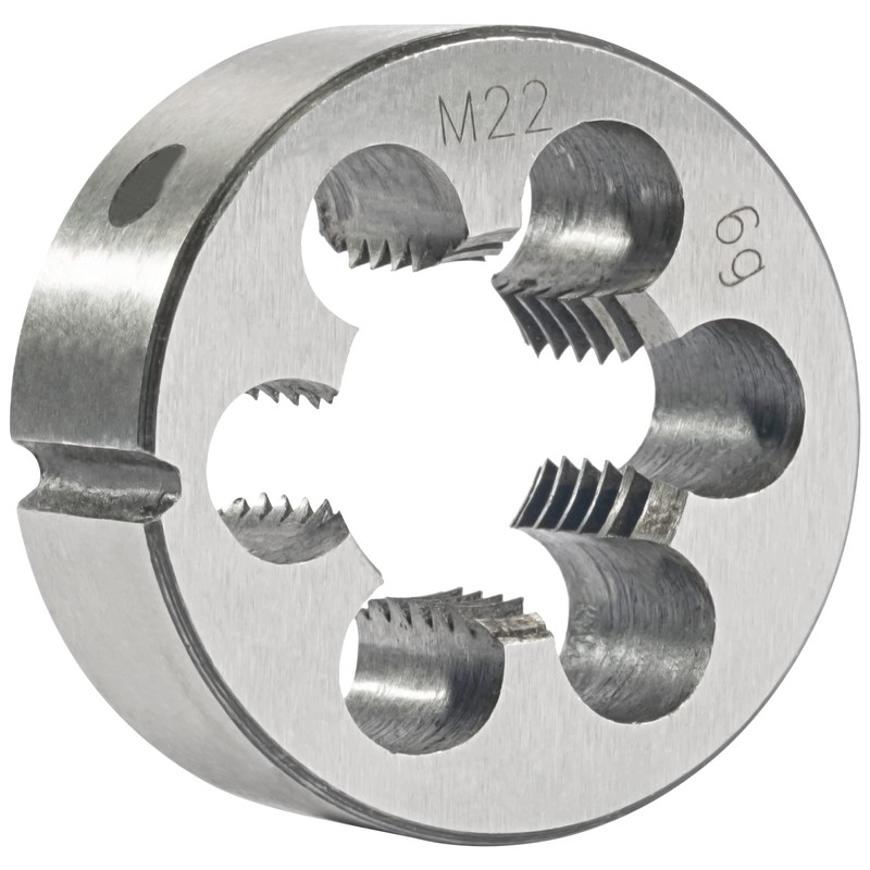 Aceteel M22X2.5 Hand Tap and Die Set, M22X2.5mm Metric Threading