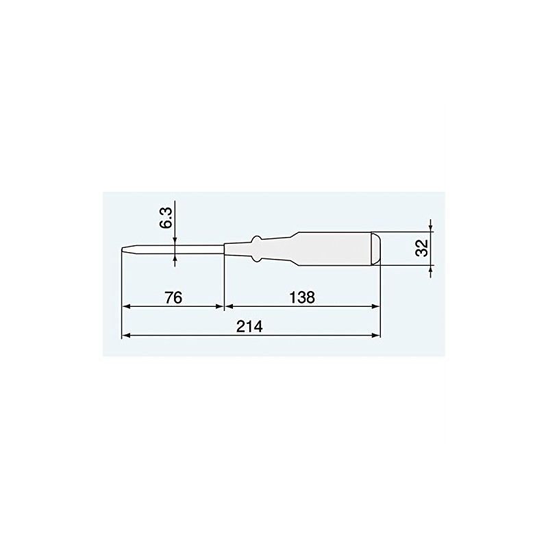 ENGINEER Engineer Pro Grip Driver -6.3 x 0.9mm DG-02