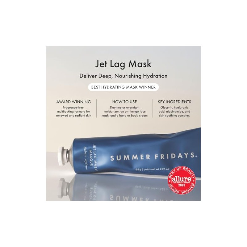 Summer Fridays Jet Leg Mask Skin Hydrate (New Formulation) 2.25
