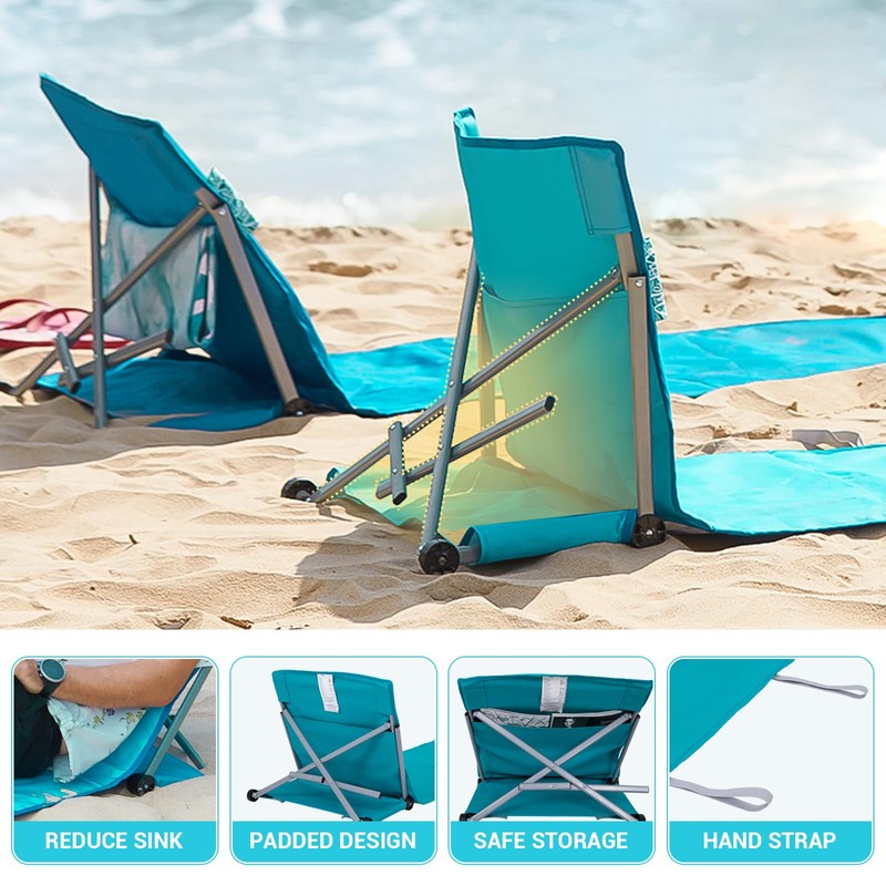 #WEJOY Beach Mat Lounge Chair for Adults Portable Lightweight Lounge