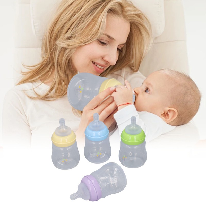 Baby Bottle Gift Set Colorful 6 Oz PP Boys Girls