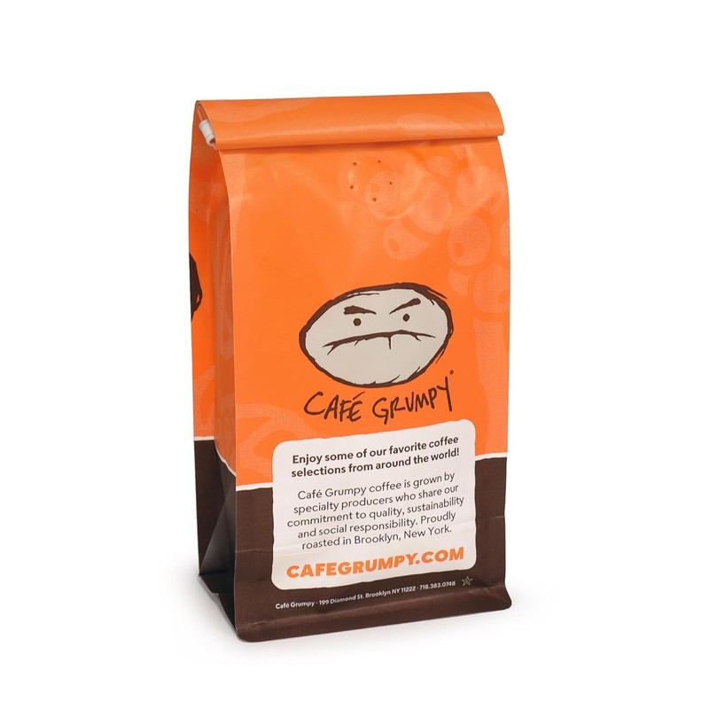 Café Grumpy Coffee Momentum Blend Whole Arabica Beans, 12oz Bag,