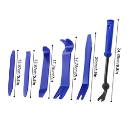 6 Pcs Car Trim Removal Tool,Car Upholstery Repair Kit,Car Door Audio Panel Trim Removal Set,Trim Remova-l Tool, Fasteners, Car Clips, Push Rivets, Molding, Dashboards, Interior Tri-m Tool.