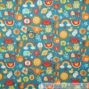 Riley Blake Designs BonEful Fabric FQ Cotton Quilt Blue Red