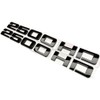 2500 HD Badge Emblem 2-PC Black - Set of 2