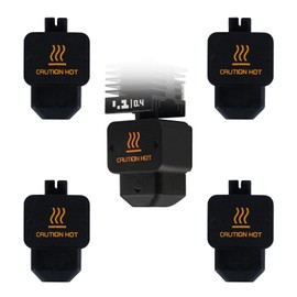 BambooSegD 5pcs Silicone Sock for H2D/H2S,Silicone Heat Sleeve Hotend Heater of 3D Printer Parts High Temperature Extruder High Flow Heating Block Silicone Cover for Bambu Lab H2D/H2S Accessories