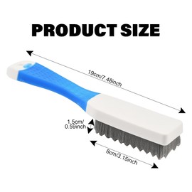 JSCARLIFE 3PCS Soft Bristle Dusting Brushes Set,Multi-Purpose Cleaning Brushes Car Dusting Brush with Ergonomic Handle for Car, Bed, Furniture, Couch and Clothes