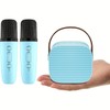 Karaoke Machine, Portable Bluetooth Speaker with 2 Wireless Microphones