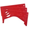 A1FISHER Dungeness Crab Gauge Measure with Ruler Multi Shrimp Clam