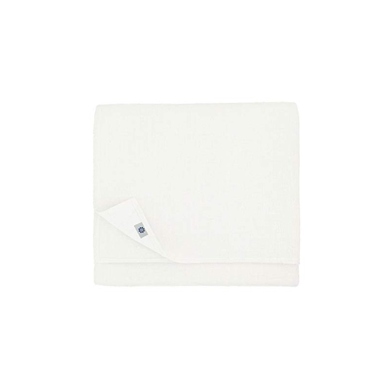 Linen & Cotton Pure White Tablecloth Amelia, 50% Linen, 50%