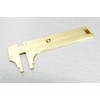 Brass Sliding Gauge Pocket Caliper Vernier 2-1/2" Measuring Tool Made