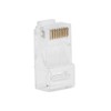 100Pcs TF2005A 8P8C RJ45 Connector CAT6 Unshielded Ethernet Crystal Head
