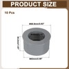 sourcing map 10 Pcs PVC DWV Reducer Bushing 2" x